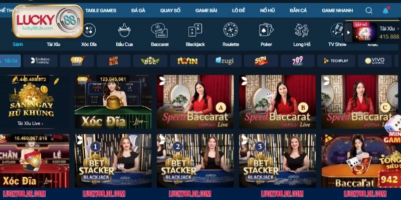 Casino LUCKY88 – Đơn Vị Cá Cược Ăn Tiền Xanh Chín 2026