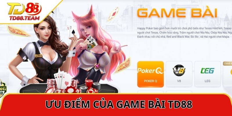 Game Bài TD88 | Cổng Giải Trí Đổi Thưởng Uy Tín Hàng Đầu