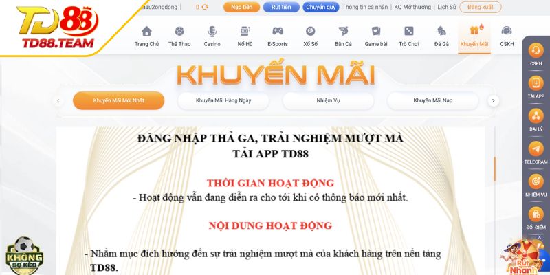 Hướng Dẫn Tải App TD88 Dành Cho Di Động Năm 2026